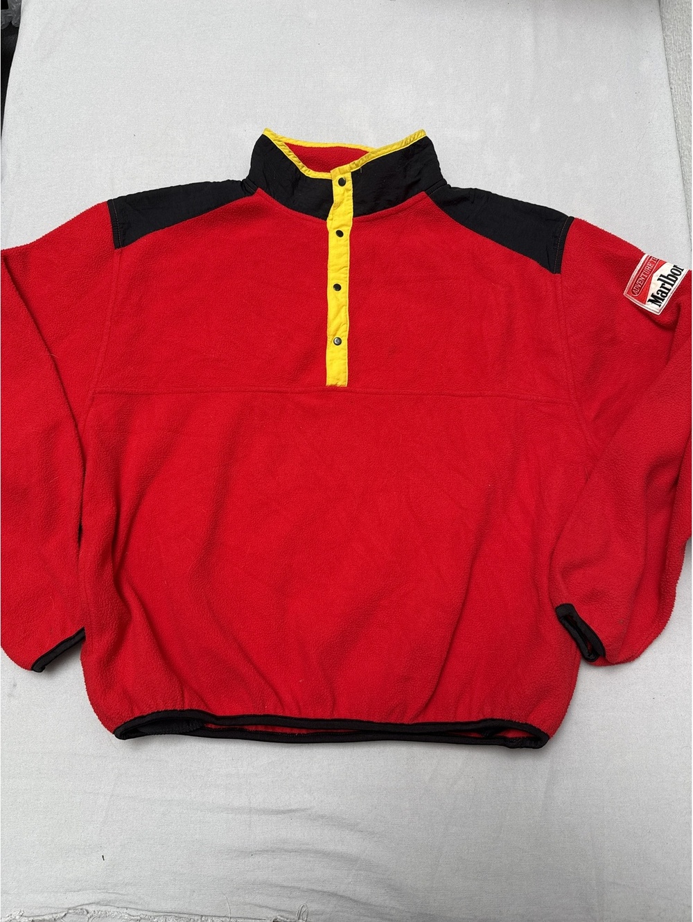 Vintage Marlboro Adventure Team Fleece Jacket Cigarettes XL